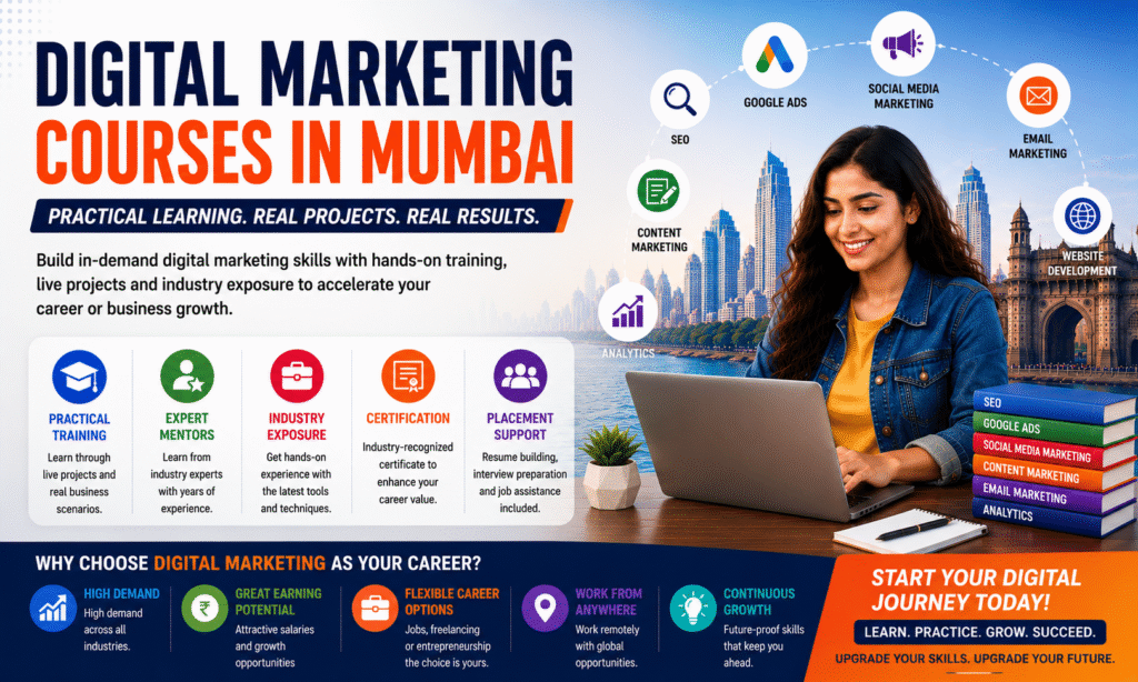 Digital Marketing Courses in Mumbai: Why Skill-Based Learning Is Becoming More Valuable Than Traditional Education